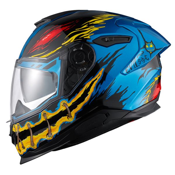 Casque Integral Nexx Y.100R Night Rider Sky Blue