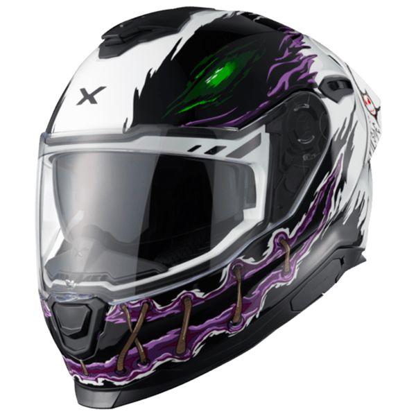 Nexx Y.100R Night Rider White + X.COM 3 Pro
