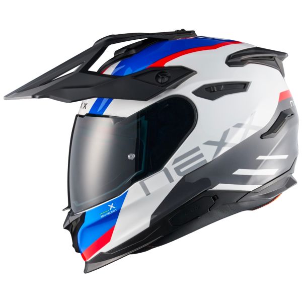 Casque Integral Nexx Y.Travl Quest White Blue Red Casque Integral Nexx Y.Travl Quest White Blue Red