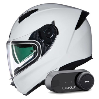 Casque Integral Nolan N60-6 Classico 305 + Kit Bluetooth Lokui K30
