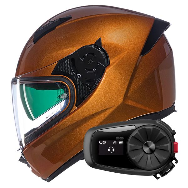 Casque Integral Nolan N60-6 Classico Nobile 318 + Kit Bluetooth 5S Solo