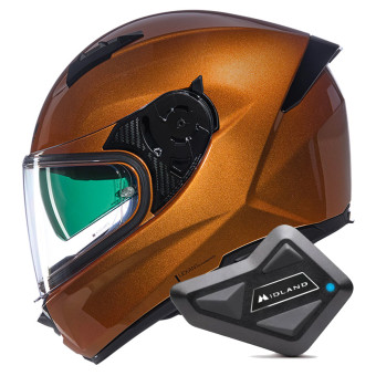 Casque Integral Nolan N60-6 Classico Nobile 318 + Kit Bluetooth BT Mini