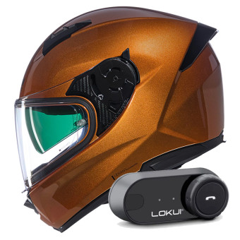 Casque Integral Nolan N60-6 Classico Nobile 318 + Kit Bluetooth Lokui K30