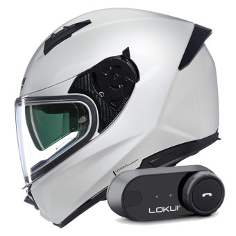 Casque Integral Nolan N60-6 Classico Nobile 320 + Kit Bluetooth Lokui K30