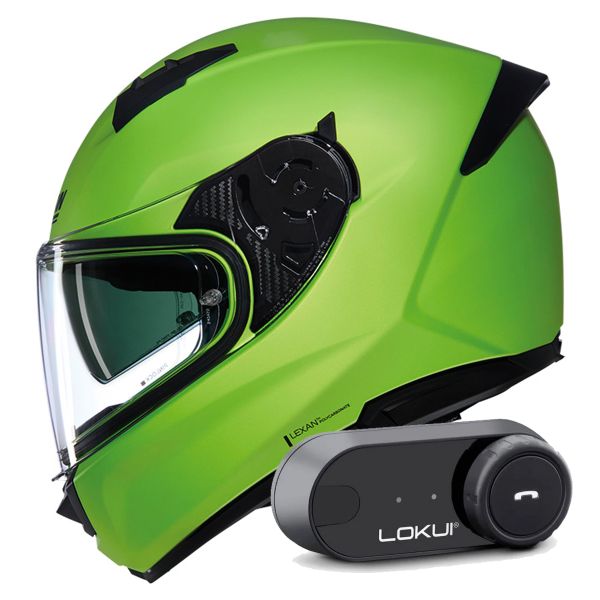 Casque Integral Nolan N60-6 Classico Nobile 322 + Kit Bluetooth Lokui K30