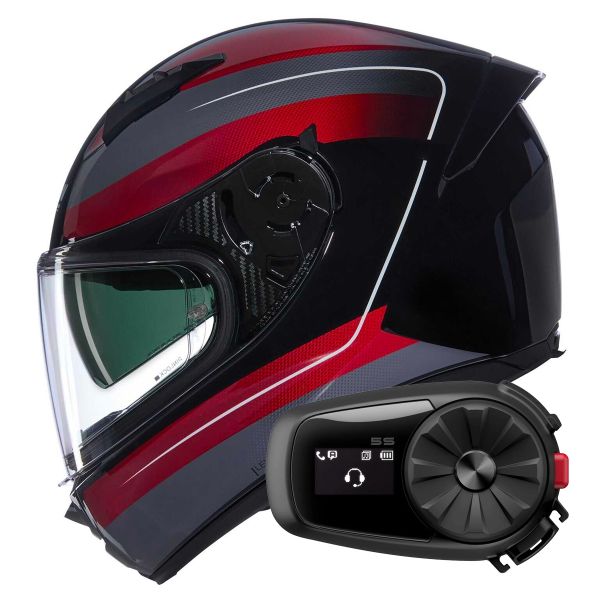 Casque Integral Nolan N60-6 Ermetico 345 + Kit Bluetooth 5S Solo