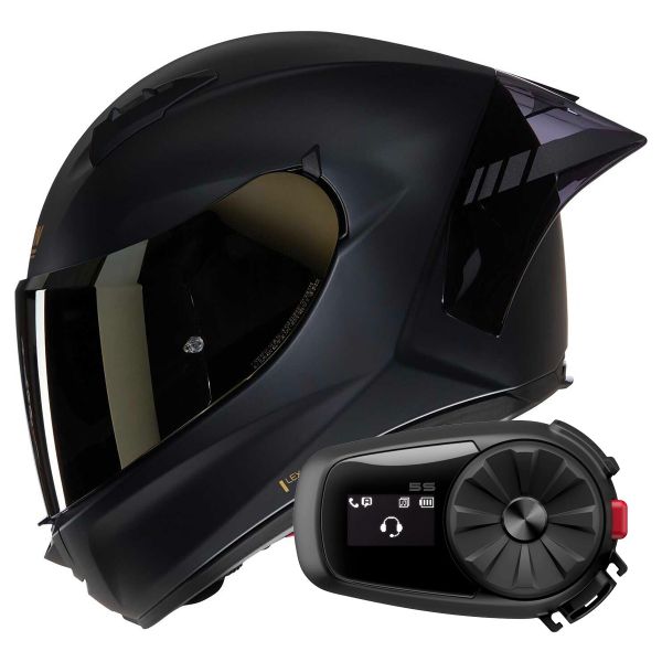 Casque Integral Nolan N60-6 Sport Aureo 331 + Kit Bluetooth 5S Solo