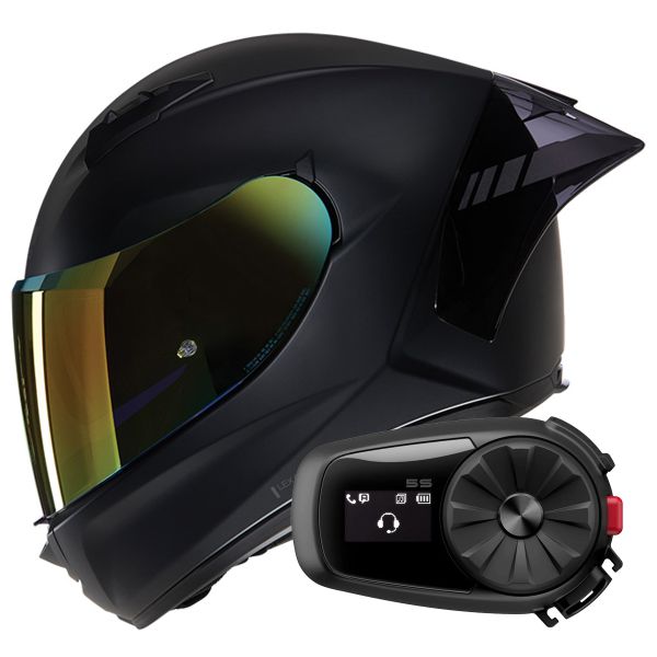 Casque Integral Nolan N60-6 Sport Irido 334 + Kit Bluetooth 5S Solo