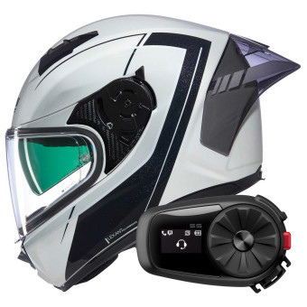 Casque Integral Nolan N60-6 Sport Mesmerico 341 + Kit Bluetooth 5S Solo