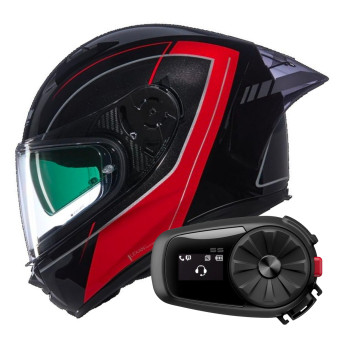 Casque Integral Nolan N60-6 Sport Mesmerico 342 + Kit Bluetooth 5S Solo