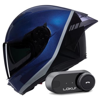 Casque Integral Nolan N60-6 Sport Verniciatura Speciale 346 + Kit Bluetooth Lokui K30