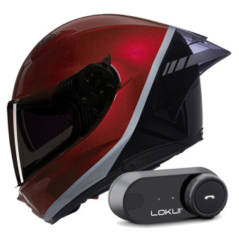 Casque Integral Nolan N60-6 Sport Verniciatura Speciale 349 + Kit Bluetooth Lokui K30