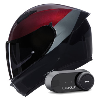 Casque Integral Nolan N60-6 Verniciatura Speciale 343 + Kit Bluetooth Lokui K30