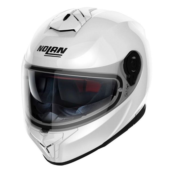 Casque Integral Nolan N80-8 Classic N-Com White 5 Casque Integral Nolan N80-8 Classic N-Com White 5