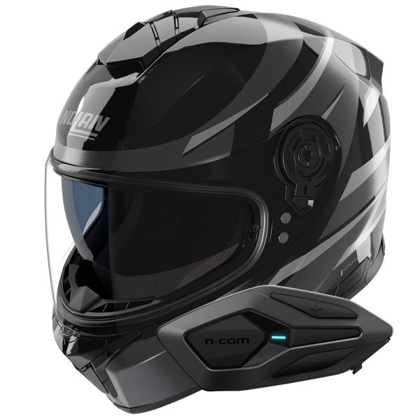 Casque Integral Nolan N80-8 Fervo 356 + Kit Bluetooth N-Com Bluetooth+