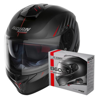Casque Integral Nolan N80-8 Kosmos N-Com 63 + Kit Bluetooth B602R