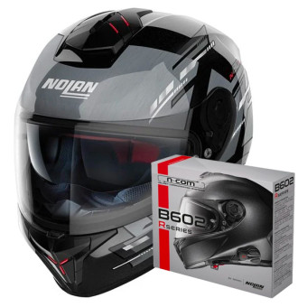 Casque Integral Nolan N80-8 Meteor N-Com 67 + Kit Bluetooth B602R