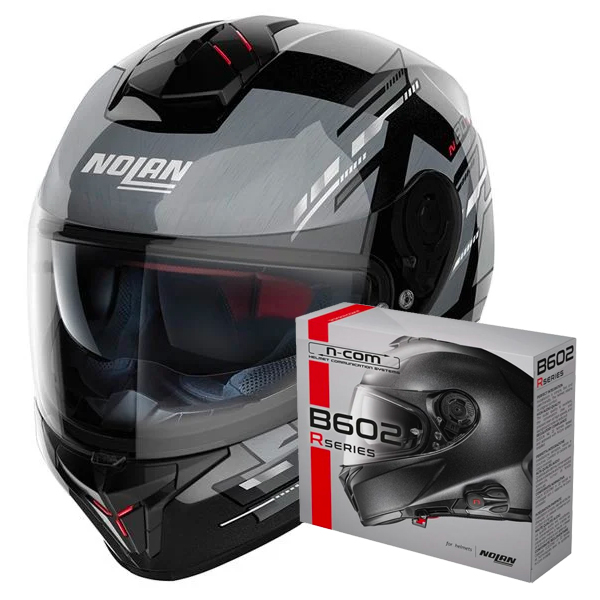 Casque Integral Nolan N80-8 Meteor N-Com 67 + Kit Bluetooth B602R
