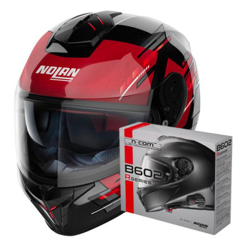 Casque Integral Nolan N80-8 Meteor N-Com 68 + Kit Bluetooth B602R