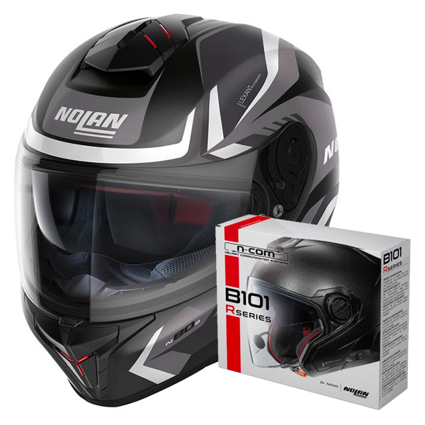 Casque Integral Nolan N80-8 Rumble N-Com 58 + Kit Bluetooth B101R