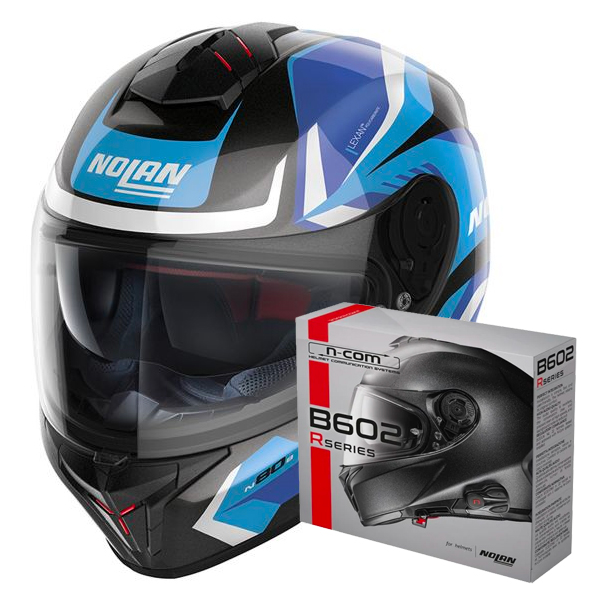Casque Integral Nolan N80-8 Rumble N-Com 60 + Kit Bluetooth B602R