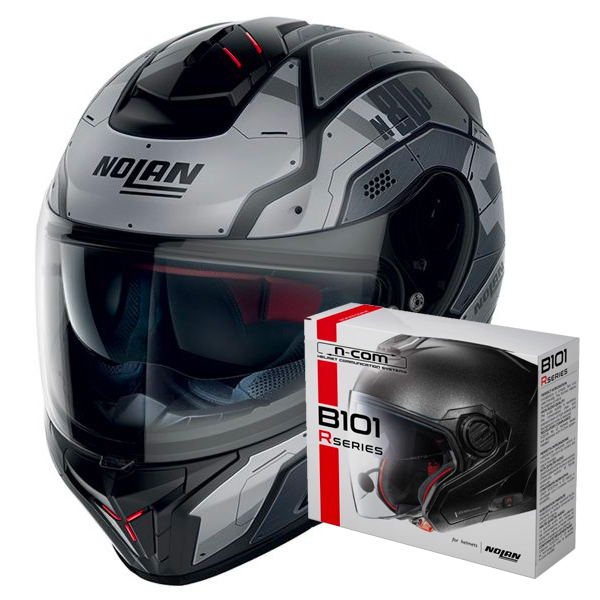 Casque Integral Nolan N80-8 Starscream N-Com 32 + Kit Bluetooth B101R