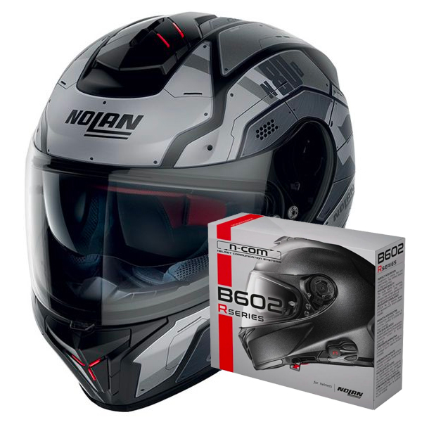 Casque Integral Nolan N80-8 Starscream N-Com 32 + Kit Bluetooth B602R
