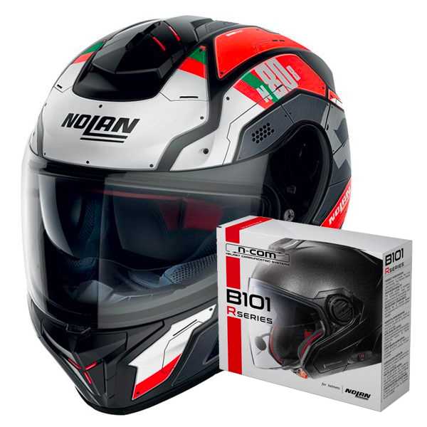 Casque Integral Nolan N80-8 Starscream N-Com 35 + Kit Bluetooth B101R