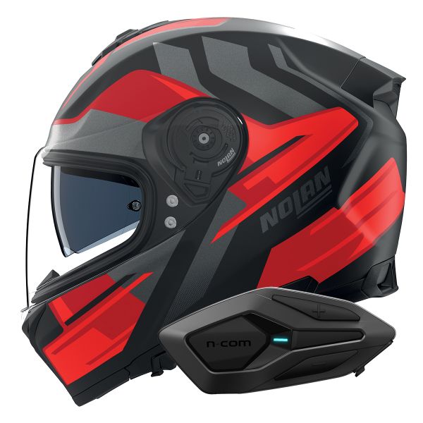 Casque Integral Nolan N80-8 Trittico 357 + Kit Bluetooth N-Com Bluetooth+