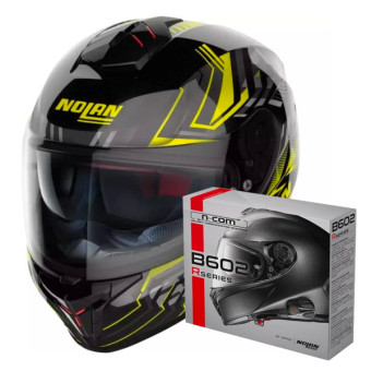 Casque Integral Nolan N80-8 Turbolence N-Com 78 + Kit Bluetooth B602R