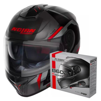 Casque Integral Nolan N80-8 Wanted N-Com 71 + Kit Bluetooth B602R