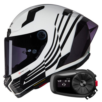Casque Integral Nolan X-804 RS Ultra Carbon Ala 344 + Kit Bluetooth 5S Solo
