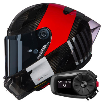 Casque Integral Nolan X-804 RS Ultra Carbon Combo Gara 351 + Kit Bluetooth 5S Solo