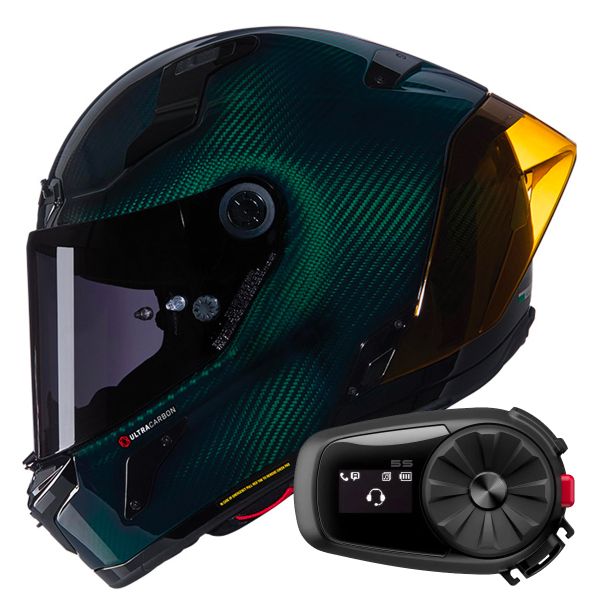 Casque Integral Nolan X-804 RS Ultra Carbon Liquido 327 + Kit Bluetooth 5S Solo