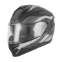 Casque Integral NOX N304S Revo Mat Black Silver