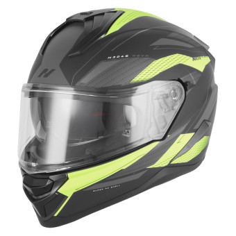 Casque Integral NOX N304S Revo Mat Black Yellow