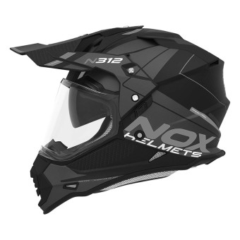Casque Integral NOX N312 Drone Matt Black Titanium