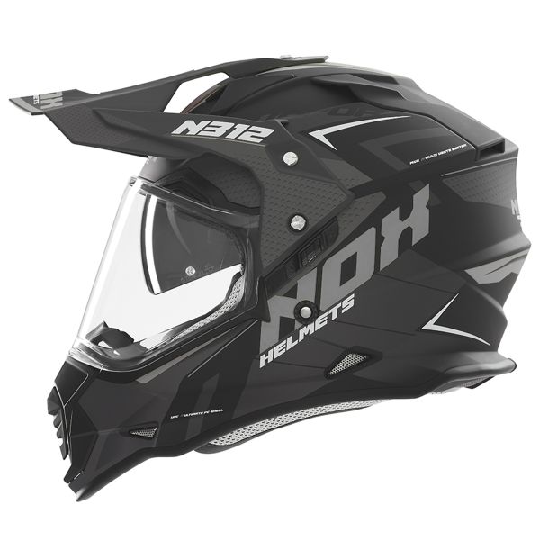 Casque Integral NOX N312 Vapor Matt Black Titanium