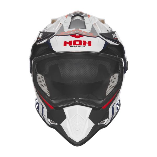 NOX N312 Vapor White Blue Red