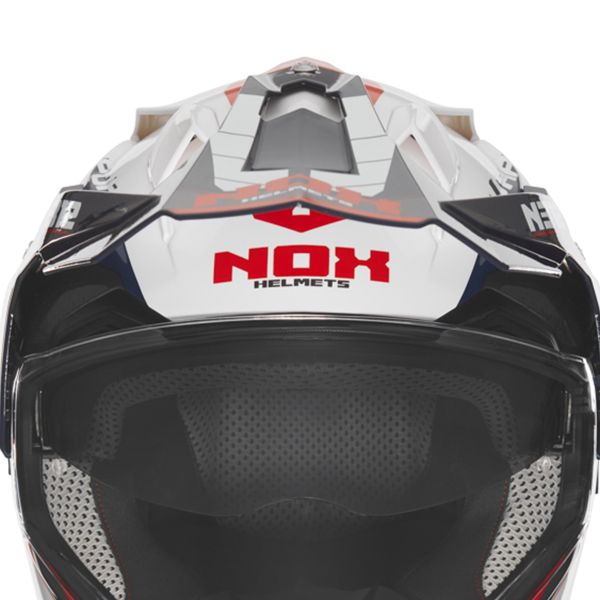 NOX N312 Vapor White Blue Red