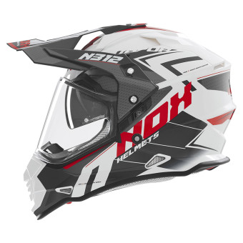 Casque Integral NOX N312 Vapor White Red