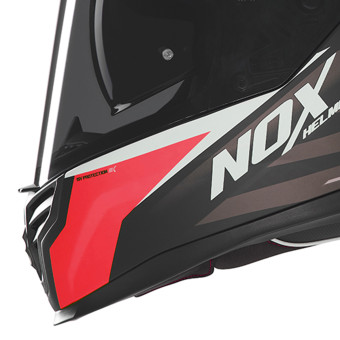 NOX N401 Crower Matt Black Red