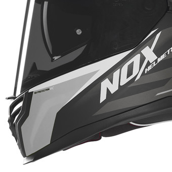 NOX N401 Crower Matt Black Silver