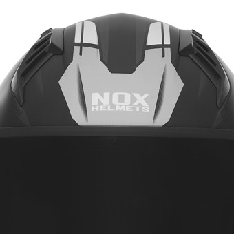 NOX N401 Crower Matt Black Silver