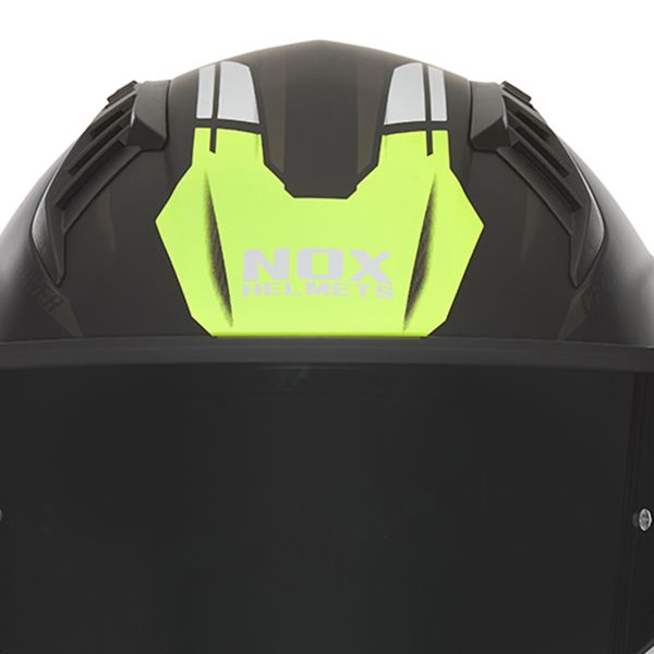 NOX N401 Crower Matt Black Yellow