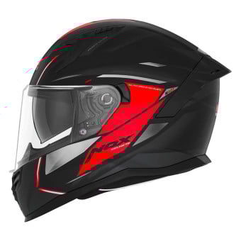 Casque Integral NOX N401 Xeno Matt Black Red