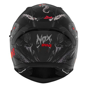 NOX N401 Zumbi Matt Black Red + Kit Bluetooth BT Mini