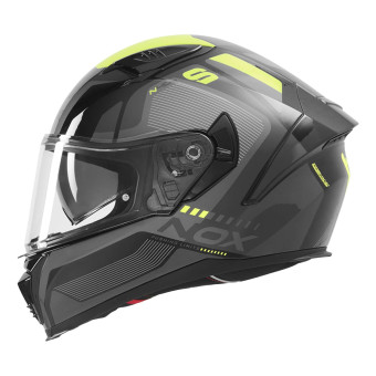 NOX N402 Mentor Black Yellow Shiny