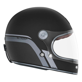 Casque Integral NOX Revenge Strobe Matt Black Titanium