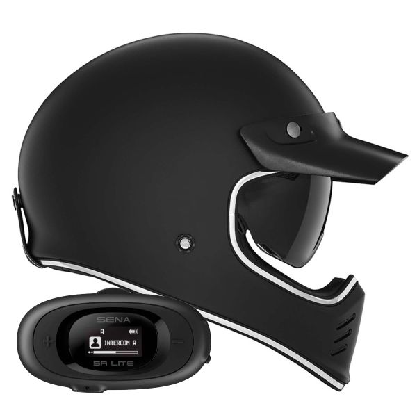 Casque Integral NOX Seventy II Matt Black + Kit bluetooth 5R Lite Casque Integral NOX Seventy II Matt Black + Kit bluetooth 5R Lite